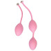 Роскошные вагинальные шарики PILLOW TALK - Frisky Pink с кристаллом, диаметр 3,2см, вес 49-75гр - Фото №1