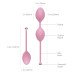 Роскошные вагинальные шарики PILLOW TALK - Frisky Pink с кристаллом, диаметр 3,2см, вес 49-75гр - Фото №8