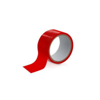 Скотч для бондажа Fetish Tentation Red (15 м), не липне до шкіри і волосків, тільки сам до себе
