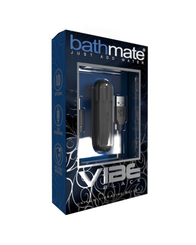 Вибропуля Bathmate Vibe Bullet Black, глубокая мощная вибрация - Фото №3