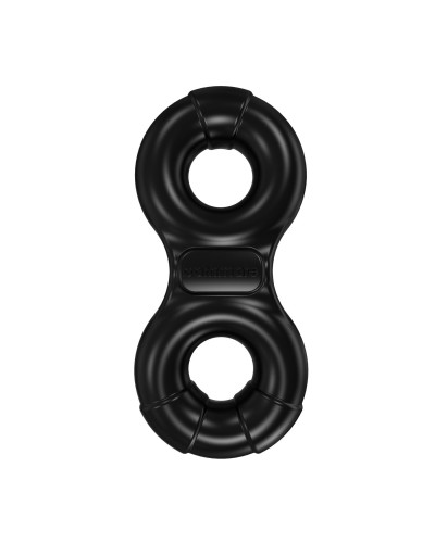 Ерекційне віброкільце Bathmate Vibe Ring Eight, подвійне, для члена і мошонки - Фото №3