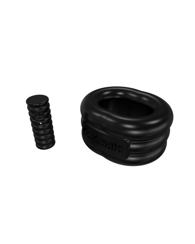 Ерекційне віброкільце Bathmate Vibe Ring Stretch, широке, може бути обмежувачем - Фото №4