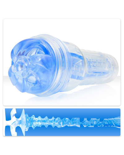 Мастурбатор Fleshlight Turbo Thrust Blue Ice (імітатор мінету) - Фото №1