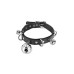 Нашийник c дзвіночками Fetish Tentation Choker Bells, екошкіра - Фото №1