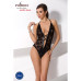 Боді з дуже глибоким декольте Passion DARYL BODY S/M, black - Фото №3
