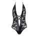 Боді з дуже глибоким декольте Passion DARYL BODY S/M, black - Фото №5