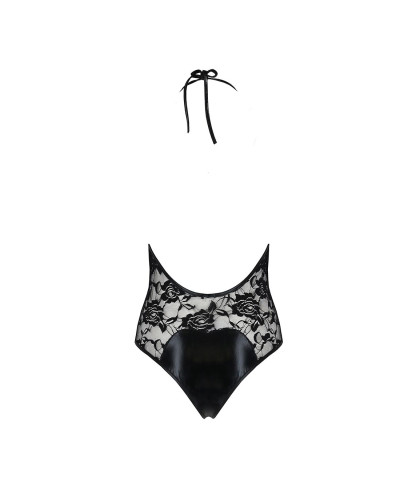 Боді з дуже глибоким декольте Passion DARYL BODY S/M, black - Фото №6