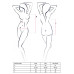 Боді з дуже глибоким декольте Passion DARYL BODY S/M, black - Фото №7