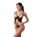 Боди монокини с открытой грудью Passion JUSTINA BODY L/XL, black - Фото №1