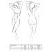 Боди монокини с открытой грудью Passion JUSTINA BODY L/XL, black - Фото №5