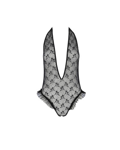 Боді монокіні з глибоким декольте Passion OTAVIA BODY L/XL, black - Фото №3