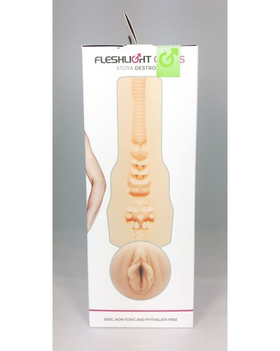 Мастурбатор Fleshlight Girls: Stoya - Destroya, зі зліпка вагіни, дуже ніжний - Фото №6
