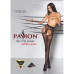Еротичні колготки Passion TIOPEN 002 1/2 (20 den), nero, імітація панчох і пояса - Фото №5