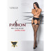 Эротические колготки Passion TIOPEN 004 3/4 (fishnet 40 den), black, имитация чулок и пояса - Фото №5