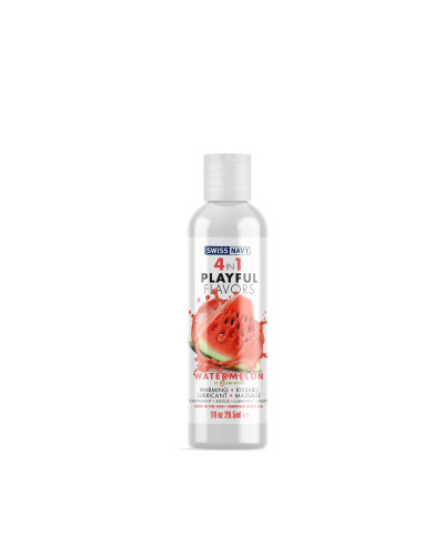 Лубрикант на водной основе Swiss Navy 4 In 1 Water Melon 29,5 мл - Фото №1