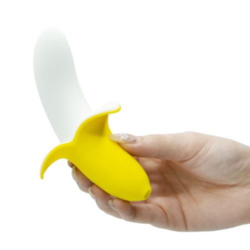 Вібратор-банан Banana Bliss Mini Silicone Vibrator, вагінально-кліторальна стимуляція, 10 режимів