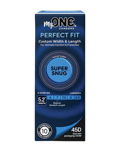 Презервативи MyONE Super Snug 10 шт, картонна коробка (м'ята упаковка!!!) - Фото №1