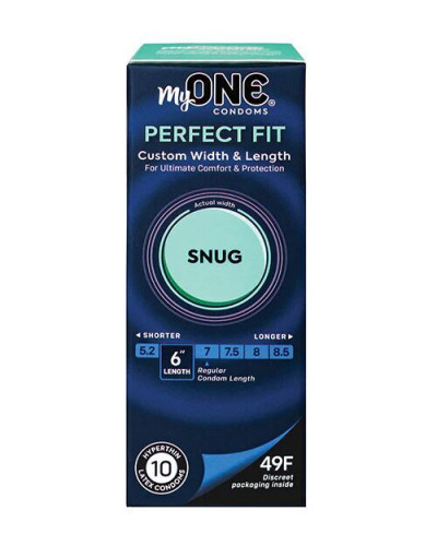 Презервативи MyONE Snug 10 шт, картонна коробка (м'ята упаковка!!!) - Фото №1