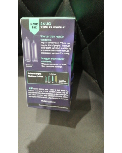 Презервативи MyONE Snug 10 шт, картонна коробка (м'ята упаковка!!!) - Фото №2