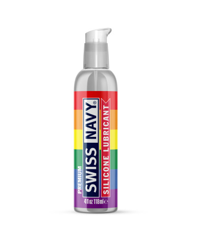 Лубрикант на силіконовій основі Swiss Navy Silicone 118 мл Pride Edition - Фото №1