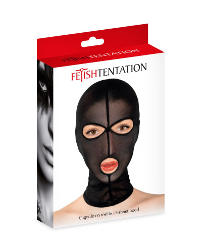 Капюшон для БДСМ Fetish Tentation Feshnet hood - Фото №2
