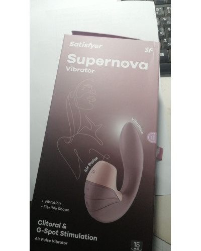 Вакуумний вібратор Satisfyer Supernova Old Rose (м'ята упаковка!!!) - Фото №2