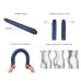 Фаллоимитатор двойной Strap-On-Me DOUBLE DONG REALISTIC DILDO - SNAKY METALLIC COLOR - Фото №2