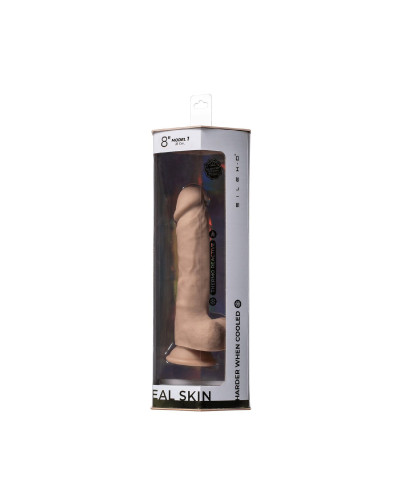 Фалоімітатор SilexD Vetus Real Skin Flesh (8in MODEL 1) - Фото №7
