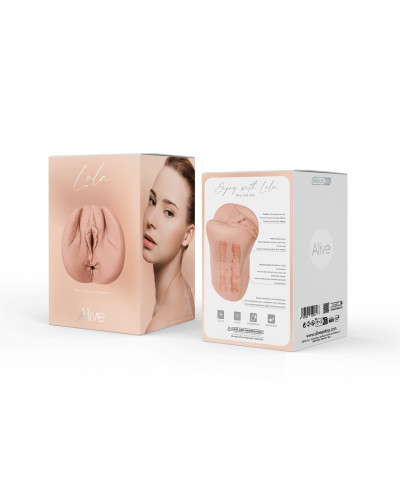 Мастурбатор Alive Lola Super Realistic Masturbator L Flesh - Фото №6