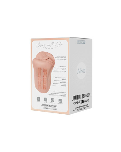 Мастурбатор Alive Lola Super Realistic Masturbator L Flesh - Фото №8