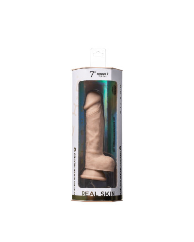 Фалоімітатор SilexD Johnny Real Skin Flesh (7in MODEL 1) - Фото №6