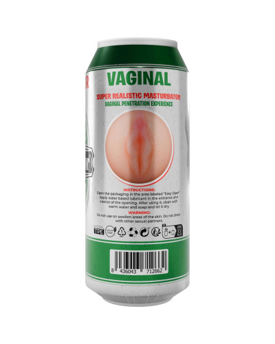 Мастурбатор-вагіна Alive Heineken Vagina II у вигляді банки пива - Фото №7
