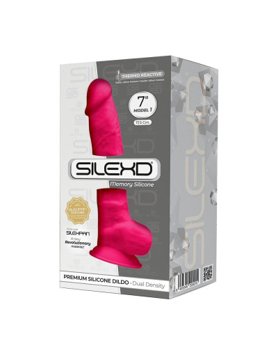 Фалоімітатор SilexD Johnny Pink (MODEL 1 size 7in) (м'ята упаковка!!!) - Фото №4