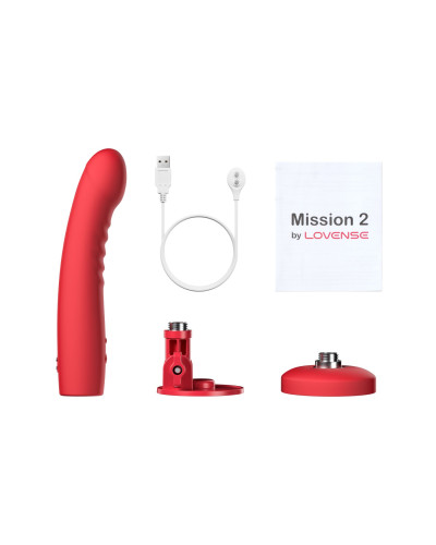 Дилдо з вібрацією Lovense Mission 2 Vibrating suction cup dildo - Фото №4