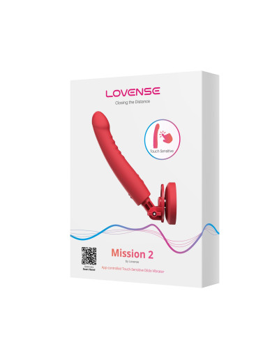Дилдо з вібрацією Lovense Mission 2 Vibrating suction cup dildo - Фото №5