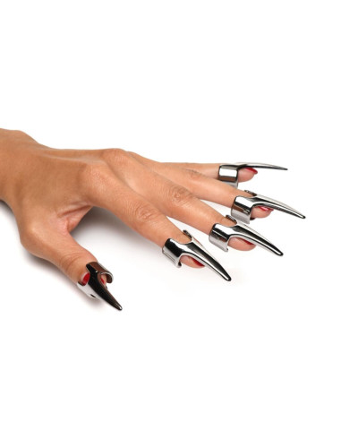 Набір кілець з кігтями Master Series Five-Piece Sensation Claw Rings - Silver (м'ята упаковка!!!) - Фото №1