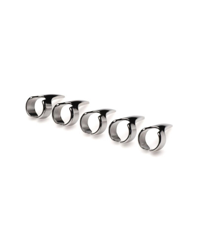 Набір кілець з кігтями Master Series Five-Piece Sensation Claw Rings - Silver (м'ята упаковка!!!) - Фото №5
