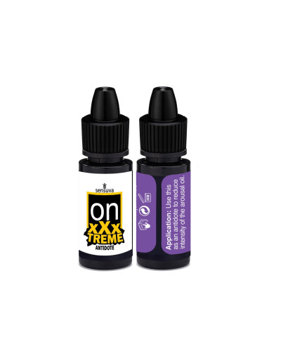 Збуджувальні краплі для клітора Sensuva On xXxTREME Arousal Oil (5 мл) with Antidote (5 мл) - Фото №5