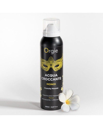 Масажна пінка Orgie – Acqua Croccante Monoi (150 мл), ефект бульбашок, що лопаються - Фото №4