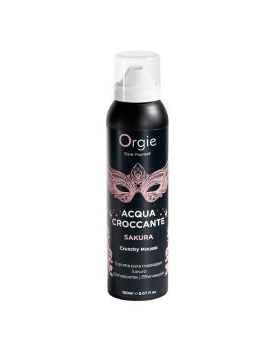 Масажна пінка Orgie – Acqua Croccante Sakura (150 мл), ефект бульбашок, що лопаються - Фото №1