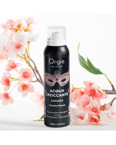 Масажна пінка Orgie – Acqua Croccante Sakura (150 мл), ефект бульбашок, що лопаються - Фото №4