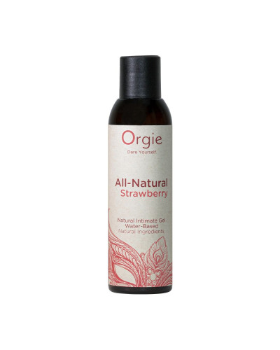 Лубрикант на водній основі Orgie - All - Natural Strawberry (150 мл) - Фото №1