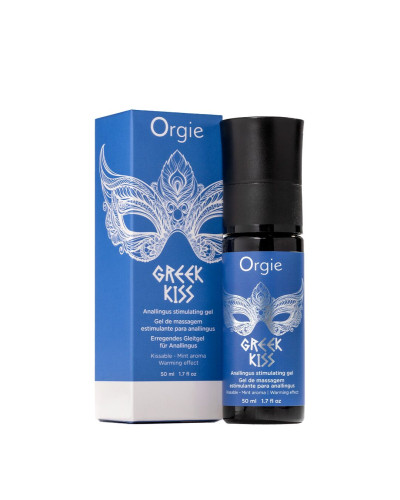 Стимулювальний гель для анілінгусу, римінгу та анального сексу Orgie - Greek Kiss (50 мл) - Фото №1