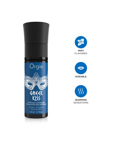 Стимулювальний гель для анілінгусу, римінгу та анального сексу Orgie - Greek Kiss (50 мл) - Фото №3