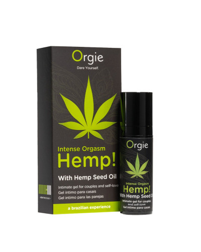 Стимулювальний гель для клітора Orgie - Hemp! Intense Orgasm (15 мл) - Фото №1