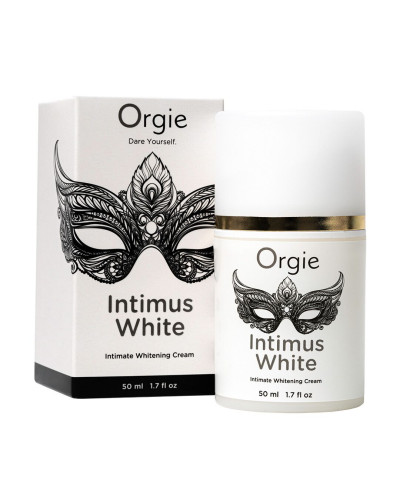 Крем для освітлення шкіри Orgie – Intimus White (50 мл) посиленої дії, підходить для всіх зон - Фото №1