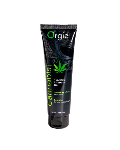 Лубрикант на водной основе Orgie - Lube Tube Cannabis (100 мл) - Фото №1