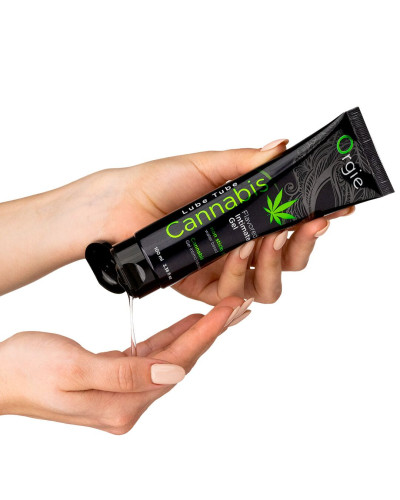 Лубрикант на водной основе Orgie - Lube Tube Cannabis (100 мл) - Фото №2