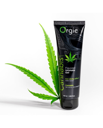 Лубрикант на водной основе Orgie - Lube Tube Cannabis (100 мл) - Фото №4