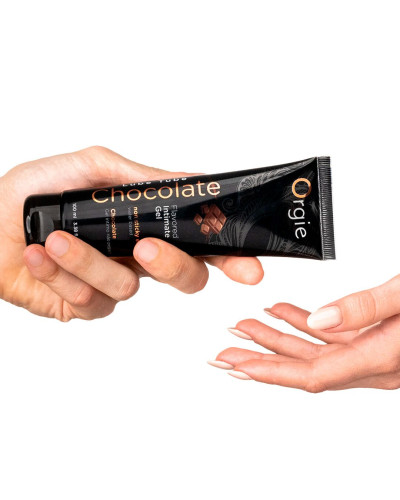 Лубрикант на водній основі Orgie - Lube Tube Chocolate (100 мл) - Фото №2